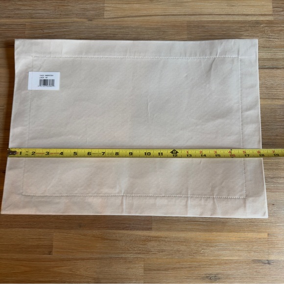 Bed Bath & Beyond Placemats Set Of 12 Ambrosia Textured In Linen And Ivory - Picture 5 of 12